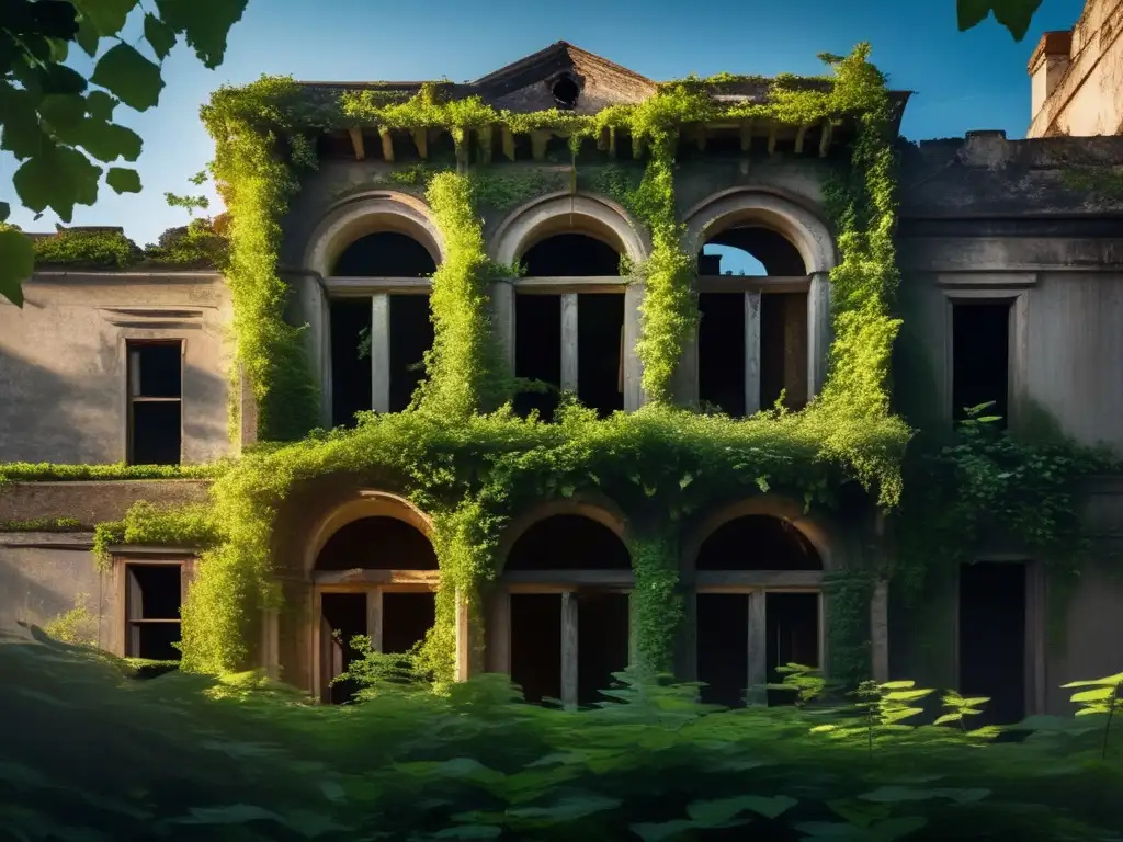 Explora la belleza de la naturaleza reclamando un edificio abandonado. <b>Visitar lugares abandonados de forma responsable.