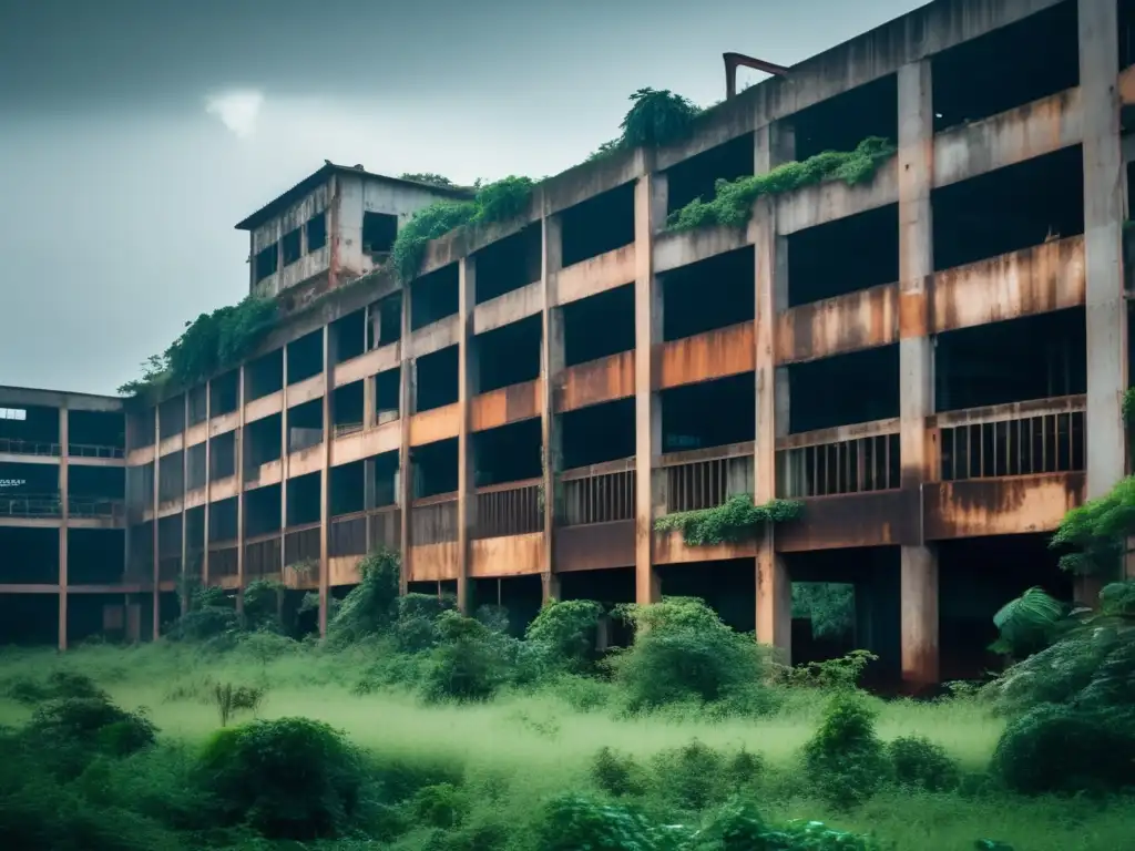 Un complejo industrial abandonado en Jinja, Uganda, muestra la decadencia y la belleza fantasmal de la ciudad.