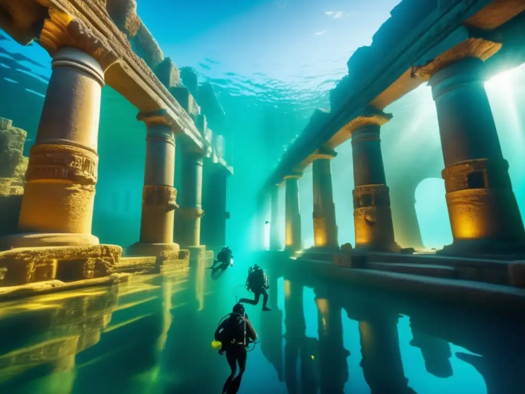 Exploración submarina: Ruinas de una ciudad antigua