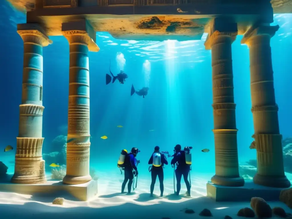 Exploradores submarinos descubren la ciudad perdida de Atlantis