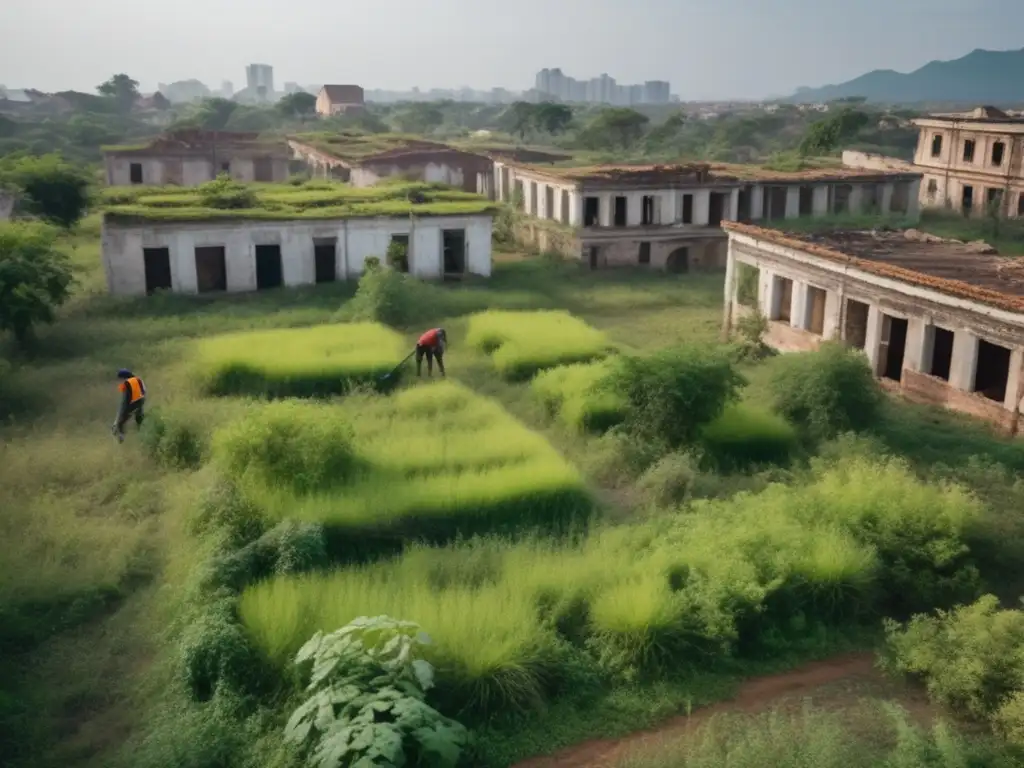 Un equipo internacional de conservacionistas revive una ciudad abandonada, usando tecnología avanzada y métodos tradicionales. Se enfocan en la conservación colaborativa de ciudades abandonadas, mostrando dedicación y experiencia.