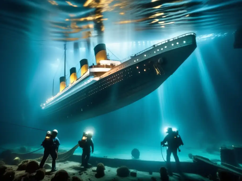 Exploradores submarinos descubren los misterios del Titanic abismo, revelando sus secretos.