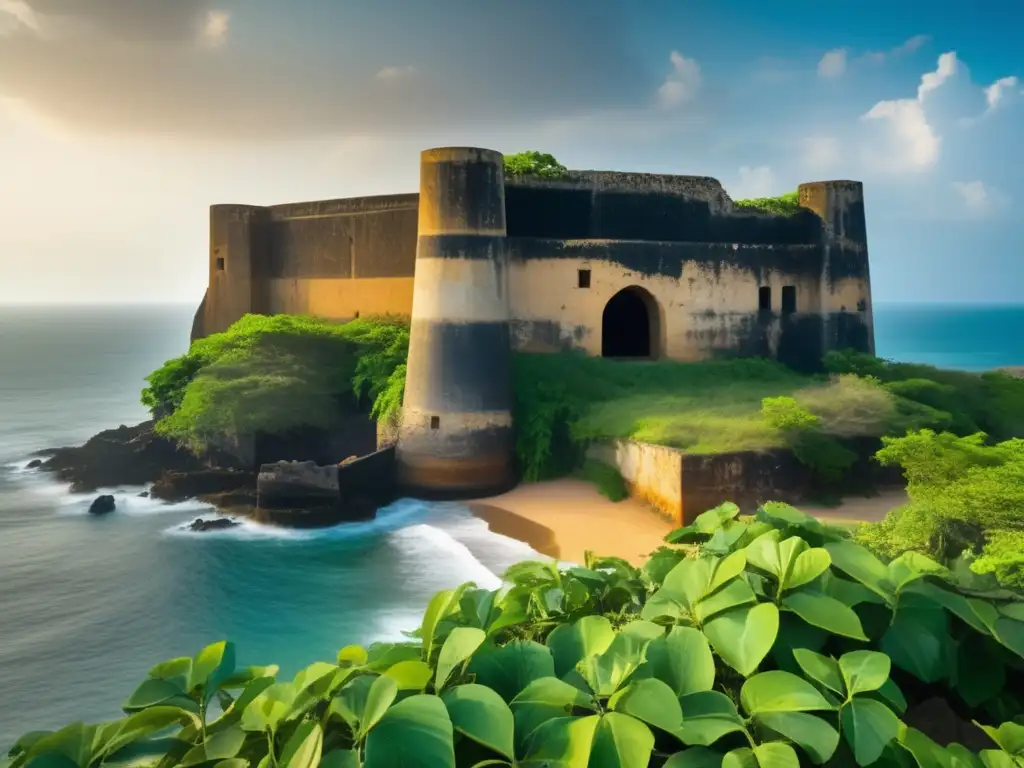 Fortaleza abandonada: belleza en decadencia