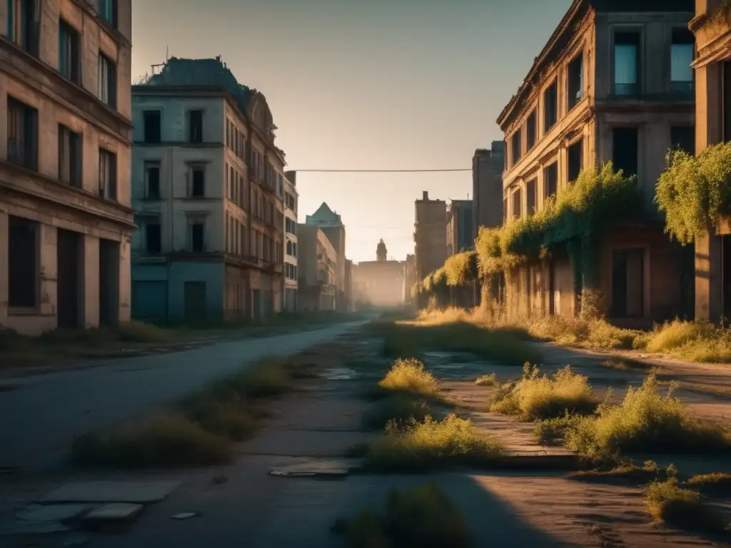 Desolación urbana: fotografía en 8K de una ciudad abandonada
