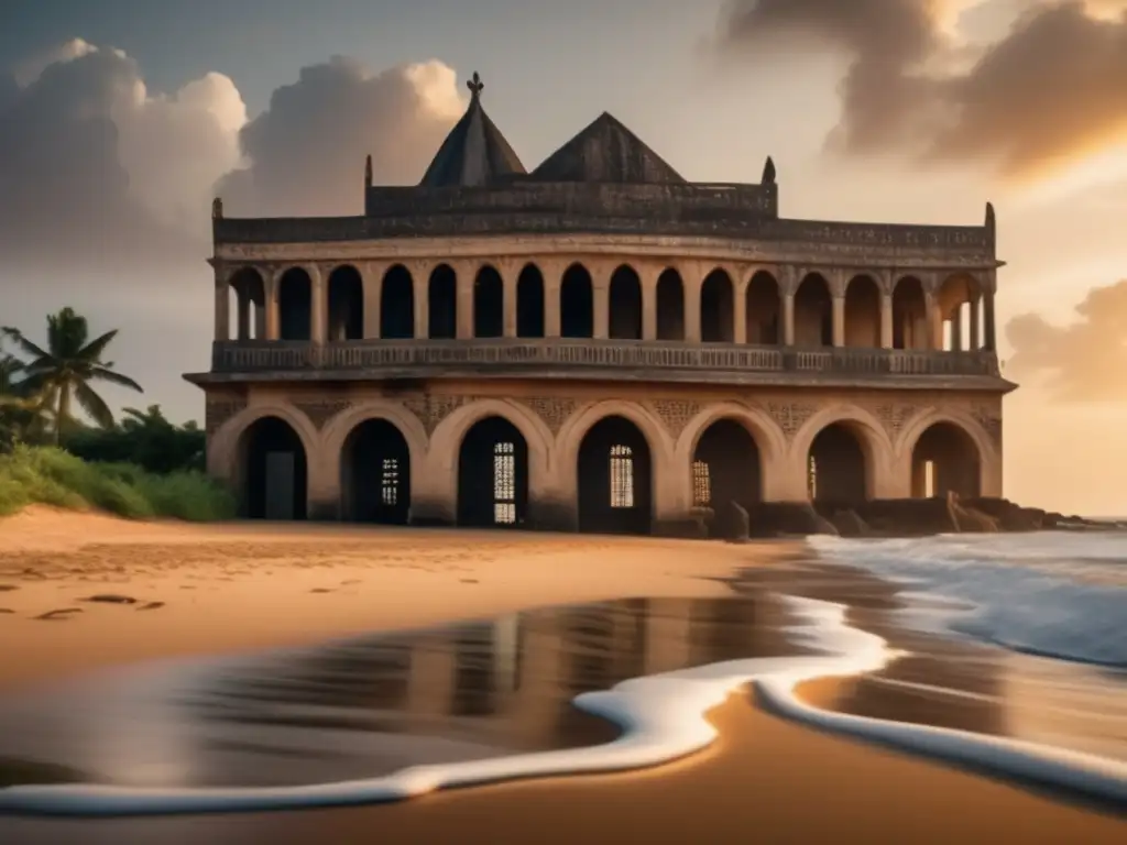 Ruinas costeras: belleza abandonada en Ghana | Arquitectura olvidada en 8k