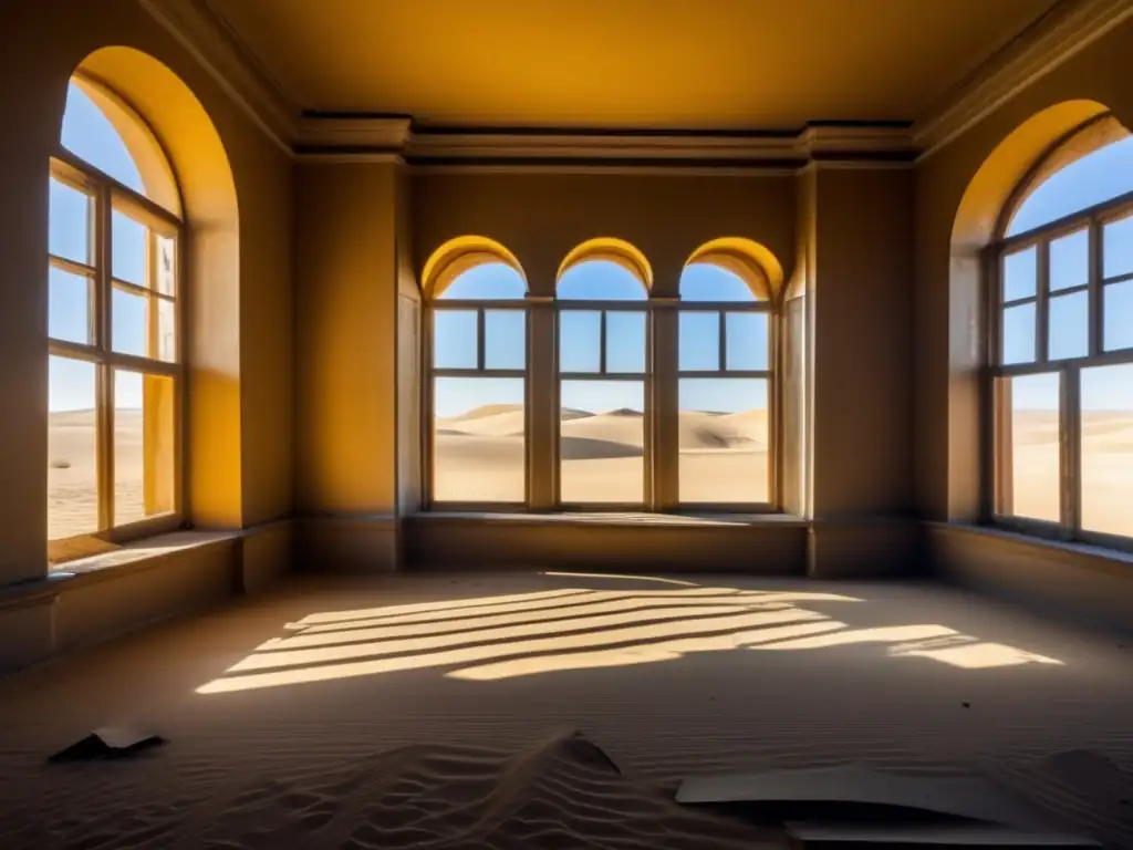 Ruinas coloniales en Kolmanskop: luces y sombras entre las dunas