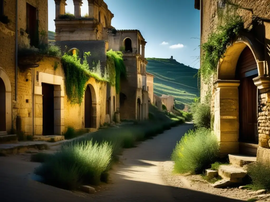 Explora la melancolía de Craco, Italia, una ciudad fantasma donde el tiempo se detuvo entre ruinas medievales y vegetación salvaje.