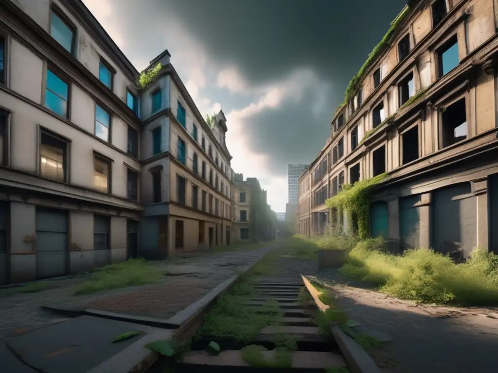 Explora el misterio de una ciudad abandonada con tecnología de escaneo 360.