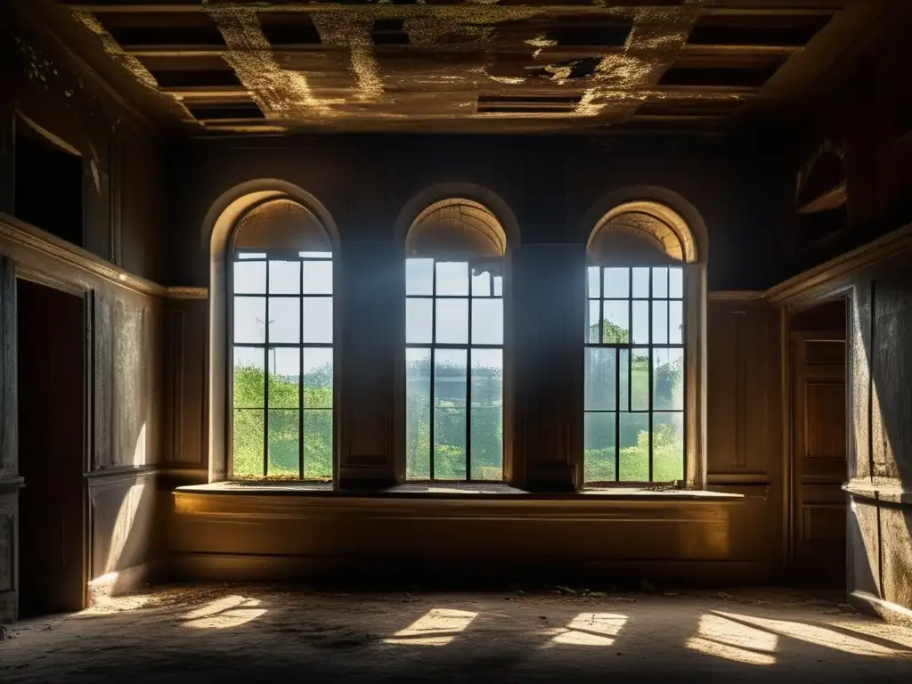 Ruinas misteriosas: luz y sombra en un lugar olvidado