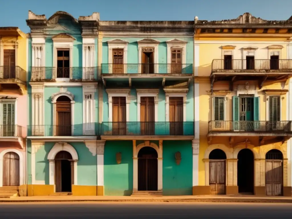 Arquitectura colonial en descomposición en la Isla de Mozambique