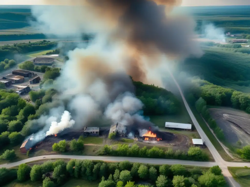 Centralia, Pennsylvania, un pueblo americano donde el subsuelo arde, con humo fantasmal y edificios abandonados entre la vegetación.