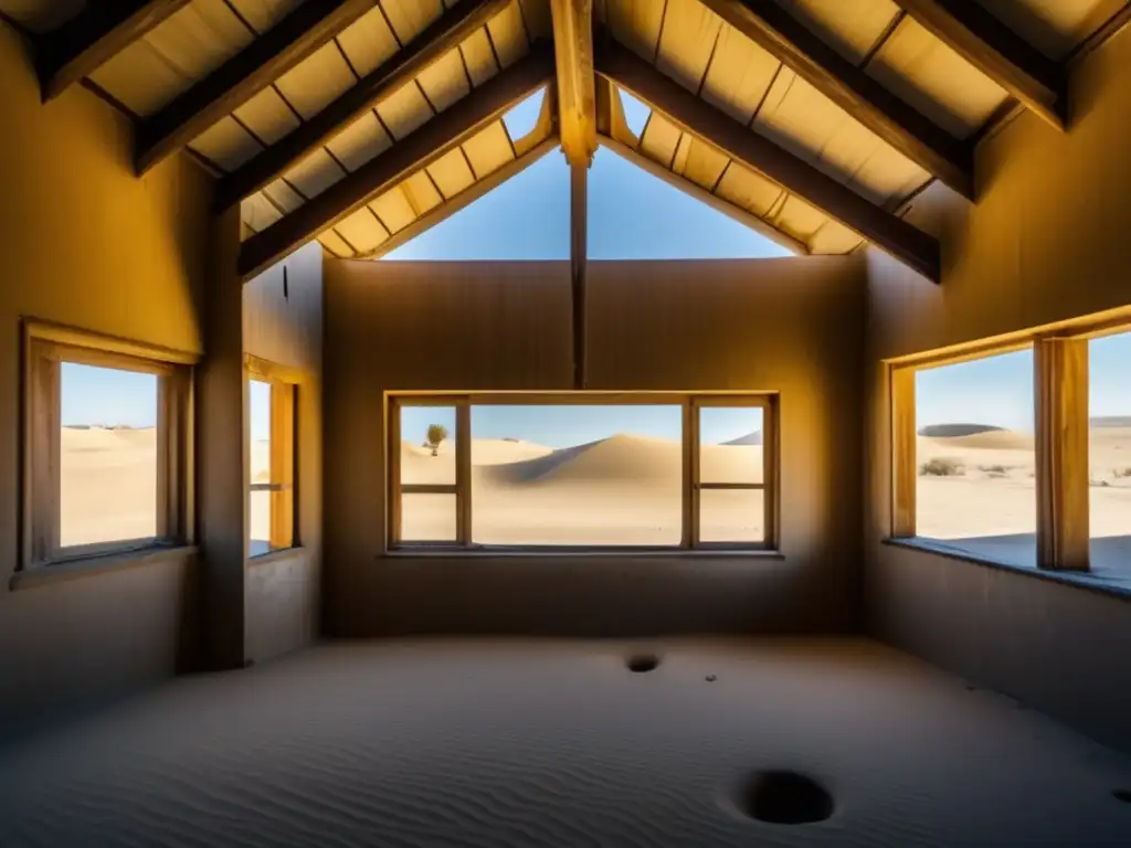 Ruinas de Kolmanskop: Belleza desolada en 8k