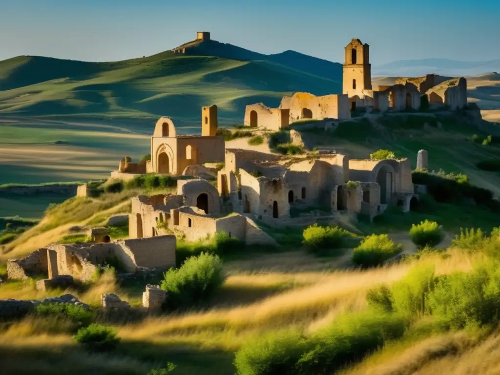 Las ruinas de la hermosa ciudad deshabitada de Craco en Italia, con un aura de misterio y belleza atemporal. <b>Leyendas ciudad deshabitada Craco.