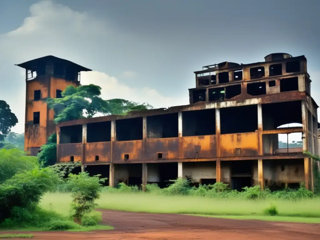 Las ruinas industriales de Jinja, Uganda, muestran la desolación y la belleza de una ciudad fantasma.